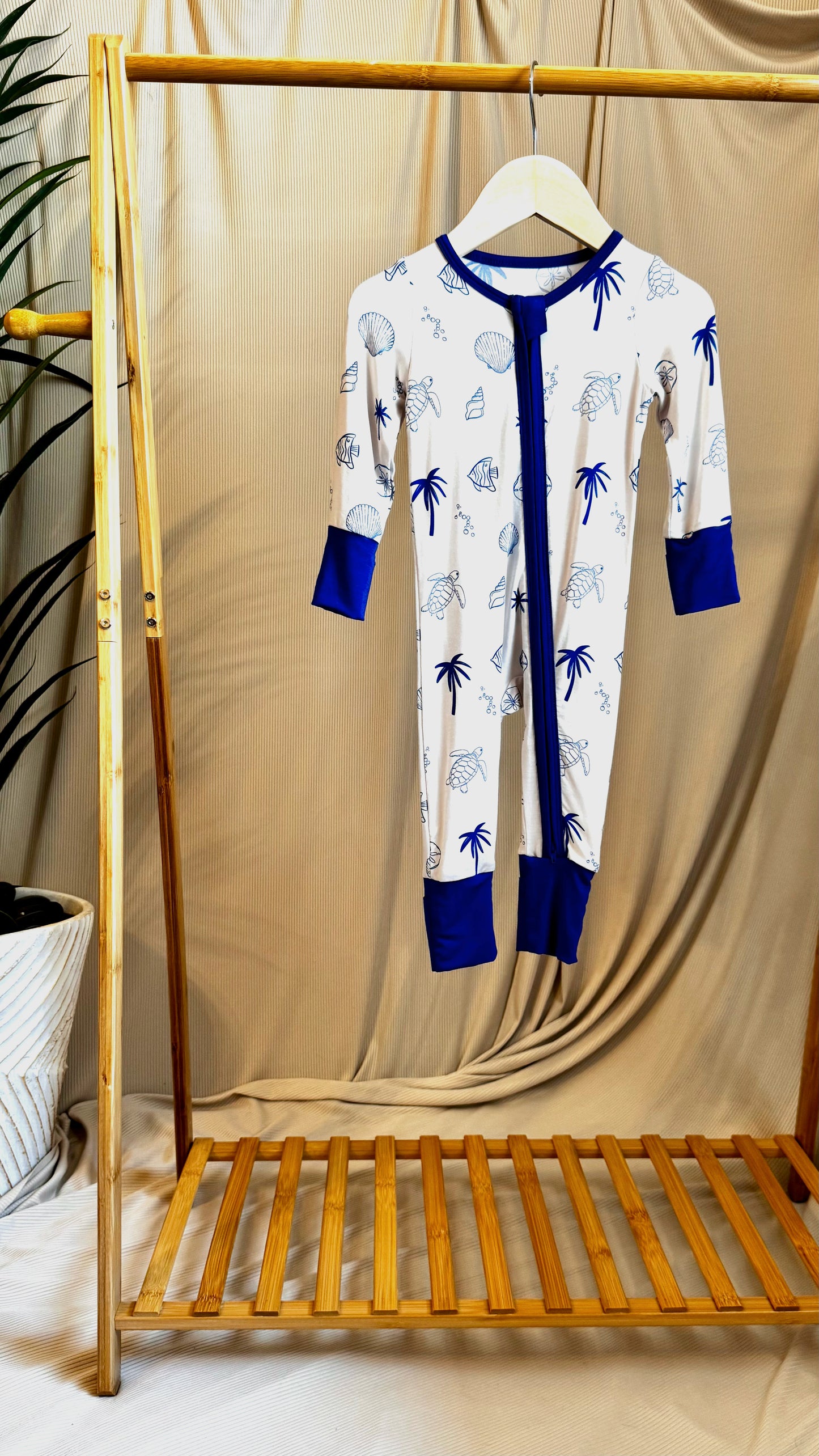 Going Coastal Bamboo Onesie