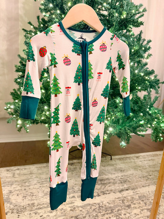 Christmas Tree Bamboo Onesie