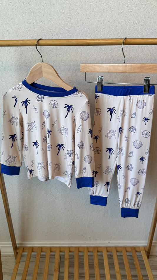 The Coastal Two-Piece Bamboo Lounge Set