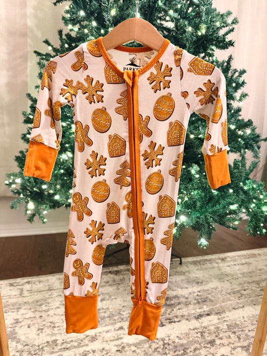 Gingerbread Cookies Bamboo Onesie